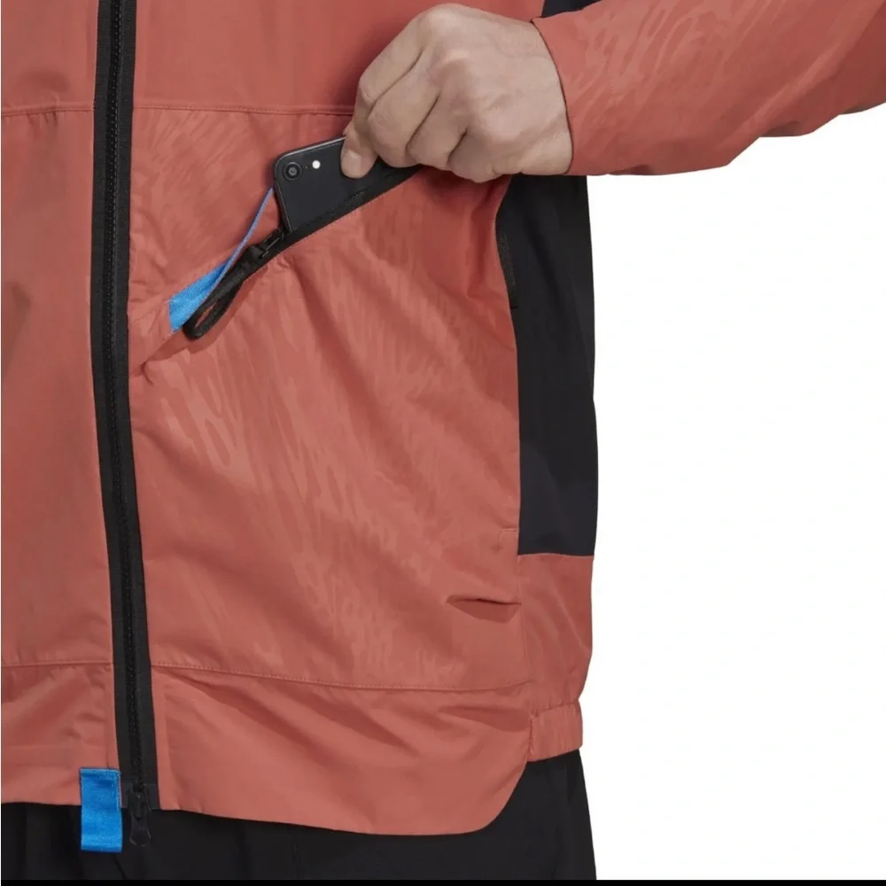 ADIDAS TERREX Utilitas RAIN.RDY Jacket HB0016 Magic Earth - Picture 5 of 6